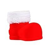 Titular De Presente De Doces De Natal Decoração De Botas De Papai Noel Sacos De Guloseimas De Natal Porta Vinho Papai Noel Enfeite De Botas De Natal Árvore De Natal Saco De Garrafa