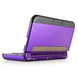 TNP Capa Protetora Compatível Com Nintendo New 3DS XL LL 2015 Roxo Plástico Alumínio Protetor De Corpo Inteiro Capa Dura Snap On Capa Nova Modificada Design Sem Dobradiça