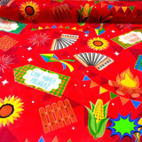 Tnt Estampado Festa Arraiá Junina Caipira 10 00m X 1 40