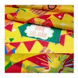 Tnt Estampado Festa Junina Caipira Arraiá Amarelo 9m X 1 40m