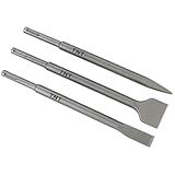 TNT Kit 1 Ponteiro E 2 Talhadeiras SDS Plus 25 Cm Para Martelete