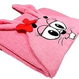 Toalha C Capuz Turma Da Monica Baby Liso C Bordado 65cmx1 20m Pct C 01un Dalila Nova Marca Rosa