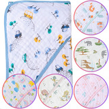 Toalha De Banho Bebê Soft Capuz Fralda Algodão Infantil
