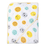 Toalha De Banho Bebê Soft Com Capuz Enxoval Algodão Estampas