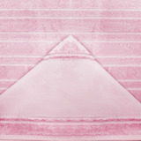 Toalha De Banho Com Capuz Artesanalle Dohler 90x70cm Cor Rosa Bebê Lisa