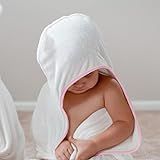 Toalha De Banho Com Capuz Laço Bebê Comfort Rosa 