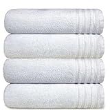 Toalha De Banho Gigante Fio Penteado 100- Algodão Banhão 500g-m- Premium -BRANCA-