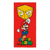 Toalha De Banho Grande Praia Infantil Super Mario Bros