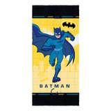 Toalha De Banho Infantil Personagens Batman Felpuda Criança