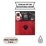 Toalha De Banho Pet Cães Gatos Cachorro Macia Alta Absorção