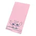 Toalha De Banho Stitch Rosa Felpuda 300g/m Lepper