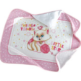 Toalha De Banho Velour Com Capuz Gatinha Baby Dohler