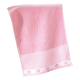 Toalha De Lavabo Para Bordar Baby Classic Aveludada Coroa