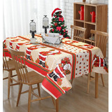 Toalha De Mesa 4 Lugares Quadrada P Natal 1 45x1 45 Linhão Cor Natal 01
