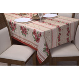 Toalha De Mesa 6 Cadeiras Retangular Linhão Várias Estampas 