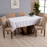 Toalha De Mesa 6 Lugares Retangular Tecido Oxford 2 20x1 40
