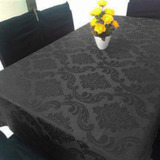 Toalha De Mesa 6 Lugares Tecido Jacquard Retangular