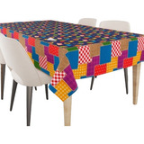 Toalha De Mesa 8 Lugares Patchwork