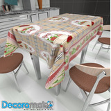 Toalha De Mesa Estampada Térmica Impermeável 4 Metros X1 40m