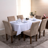 Toalha De Mesa Festa Natal 6 Lugares 2 00 X 1 40 Oxford Liso