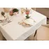 Toalha De Mesa Impermeável 10 Lugares 1,70 X 3,20m Jacquard Cor Marrocos - Branco