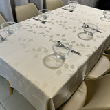 Toalha De Mesa Jacquard 6 Lugares Retangular 1 40x2 10m