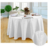Toalha De Mesa Jacquard Redonda Gigante Buffet 2 80m Ø