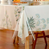 Toalha De Mesa Plastico Transparente Impermeável 3 00 X 1 40