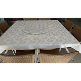 Toalha De Mesa Prato Giratorio Elastico Jacquard 1 85 X 1 85