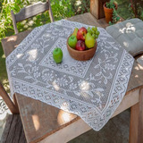Toalha De Mesa Rendada Quadrada 78x78cm Chá Centro