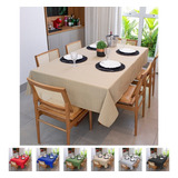 Toalha De Mesa Retangular 6 Lugares 2 10 X 1 50 Texturatta Cozzilar Sala De Jantar Cozinha Restaurante Buffet Festa Eventos Modelo 4
