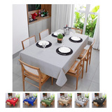 Toalha De Mesa Retangular 6 Lugares 2 10 X 1 50 Texturatta Cozzilar Sala De Jantar Cozinha Restaurante Buffet Festa Eventos Modelo 8