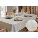 Toalha De Mesa Retangular 6 Lugares Tecido 1 40x2 10m Festa