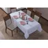 Toalha Mesa Bordada 1,50m Sala De Jantar Quadrada Promoção
