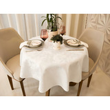 Toalha Mesa Redonda Jacquard