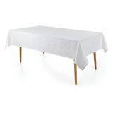 Toalha Mesa Retangular 6 Lugares Sempre Limpa Karsten Urban Branco