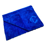 Toalha Microfibra Macia Azul 450gsm 40x60cm Lavagem Carro