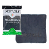 Toalha Pano De Secagem Automotiva 60x60 Dettagli Sandet Cor Preto