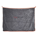 Toalha Para Secagem 600gsm Twist 60 X 90 Enxugar Carro Kers Cor Cinza