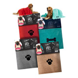 Toalha Pet Banho Microfibra Cães Macio Cuidados Para Animais