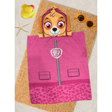 Toalha Poncho Infantil Com Capuz Banho Praia Piscina Roupão