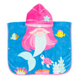 Toalha Poncho Sereia 100  Algodão 17065   Buba