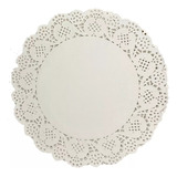Toalha Rendada Redonda Papel 16 Cm doilies 100 Unidades
