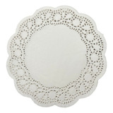 Toalha Rendada Redonda Paper Doillie Papel 31 Cm 100 Unid 