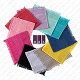 Toalha Social Bordar Kit 100 Toalhinha Social Para Academia Lavabo Com Franja Toalha De Boca E Mao