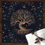 Toalha Tarô Oráculo Yggdrasil Nó Celta Árvore Da Vida Wicca