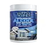 Toalha Umedecida Álcool 73 Supply Wipes Branco Médio