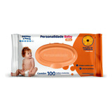 Toalha Umedecida Personalidade Baby Ultra Com 100