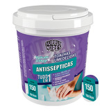 Toalha Umedecida Supply Wipes Antisséptica Balde C 150 Un