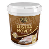 Toalha Umedecidas Lustra Moveis Balde Com 150 Toalhas